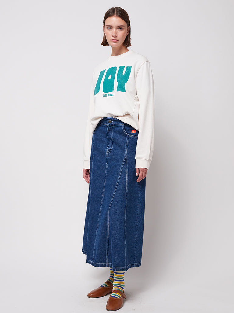 Bobo Choses Flared Skirt in Denim