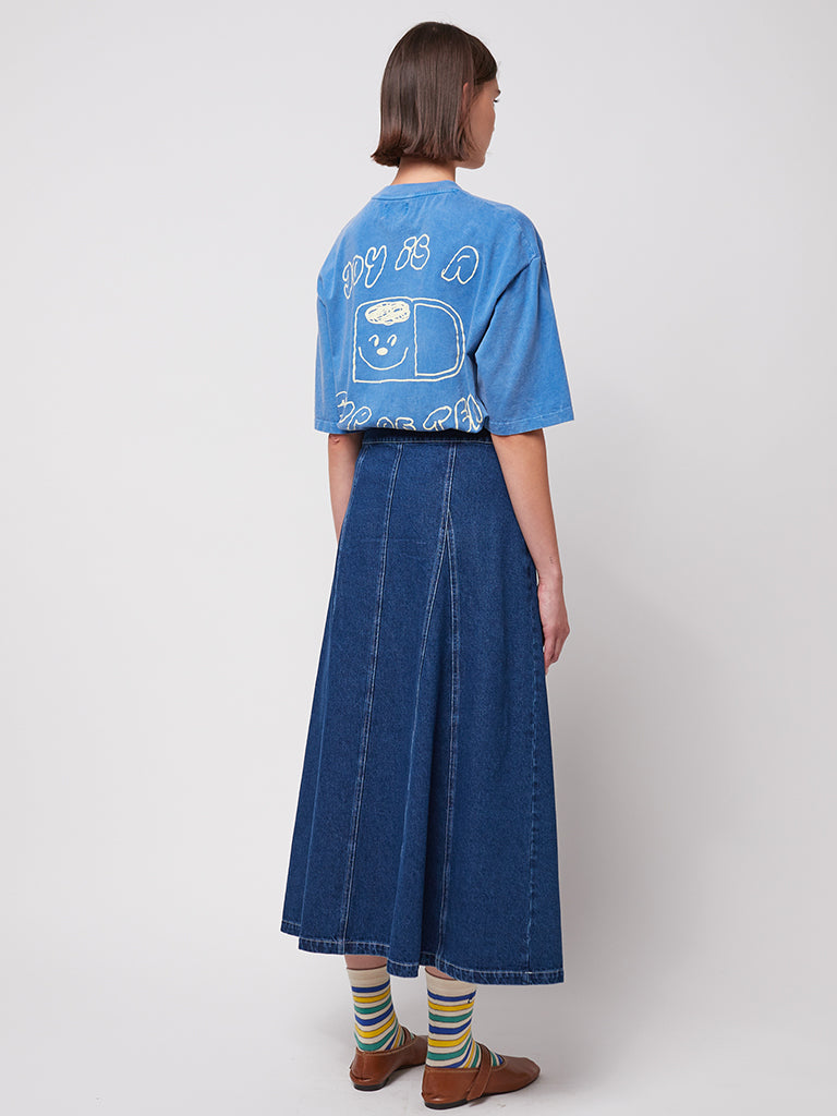 Bobo Choses Flared Skirt in Denim