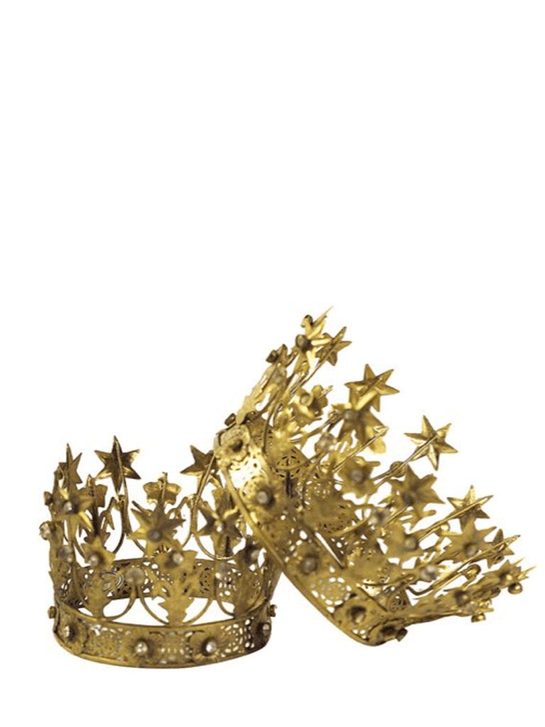 Boncoeurs Star Crowns Set in Gold