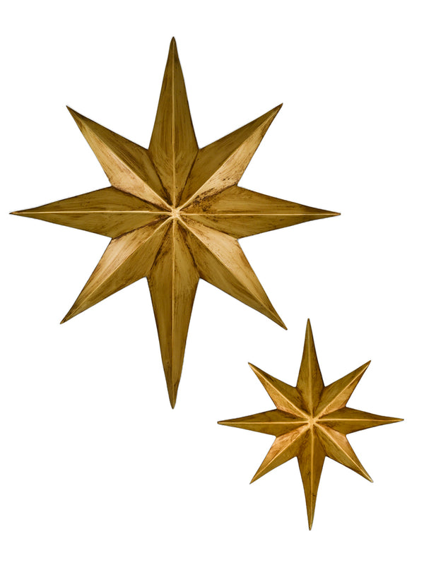 Boncoeurs Large Shepherd's Star in Gold