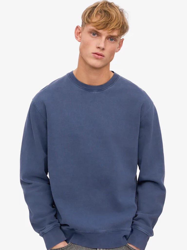 Colorful Standard Classic Organic Sweatshirt in Neptune Blue