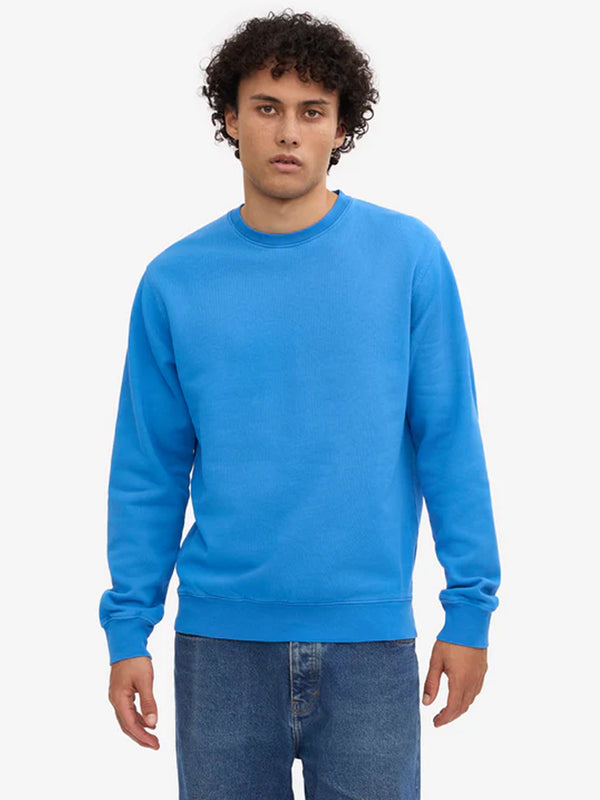 Colorful Standard Classic Organic Sweatshirt in Pacific Blue