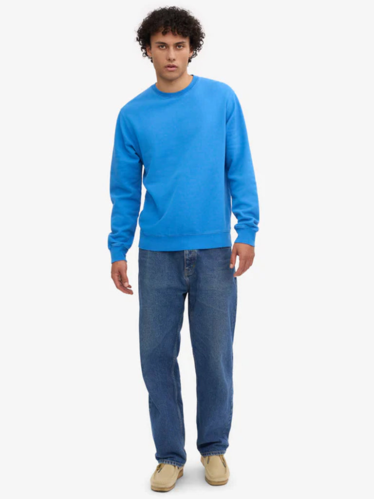 Colorful Standard Classic Organic Sweatshirt in Pacific Blue