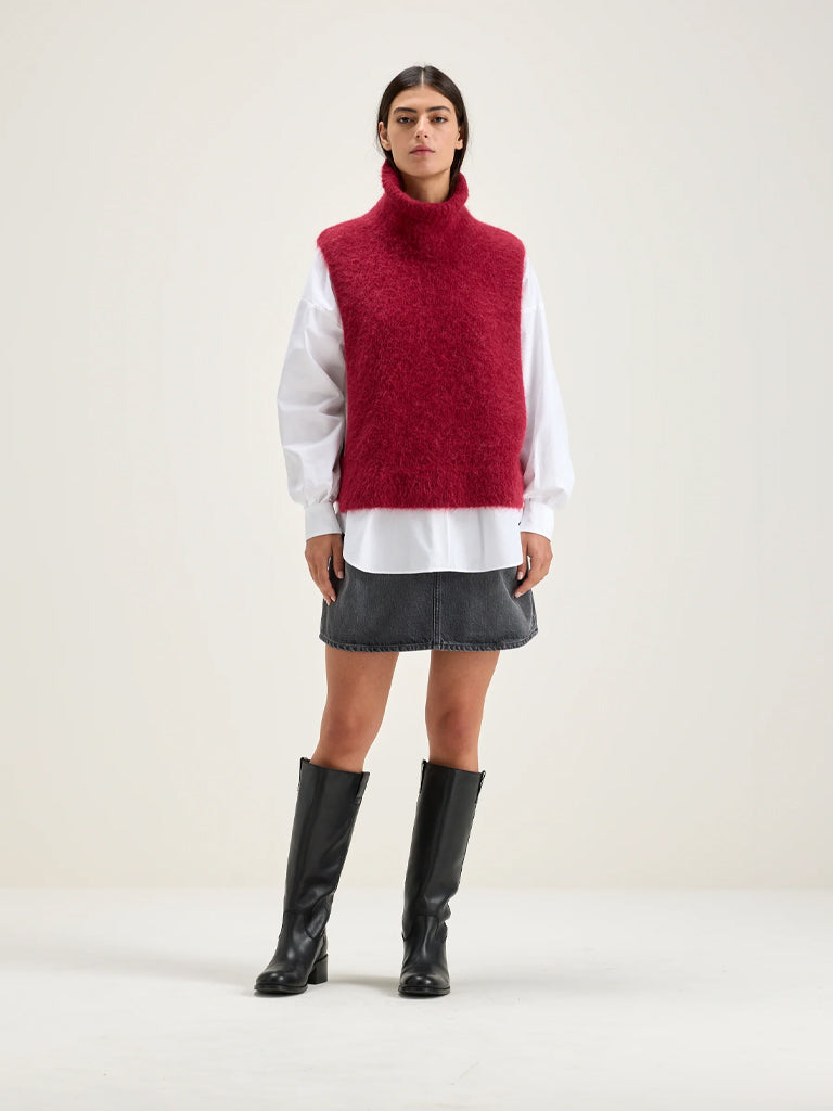 Bellerose Daren Tabard in Red Dahlia Red Dahlia