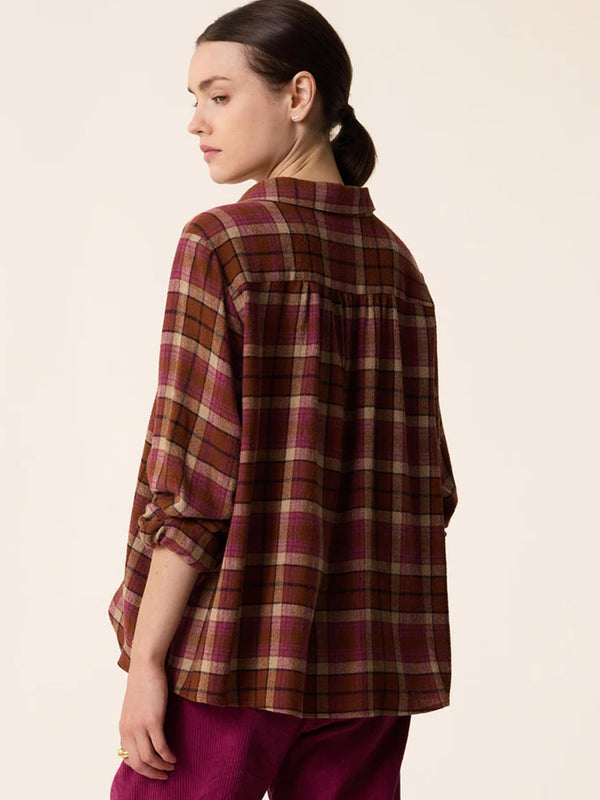 Des Petits Hauts Vioni Check Shirt in Matobo