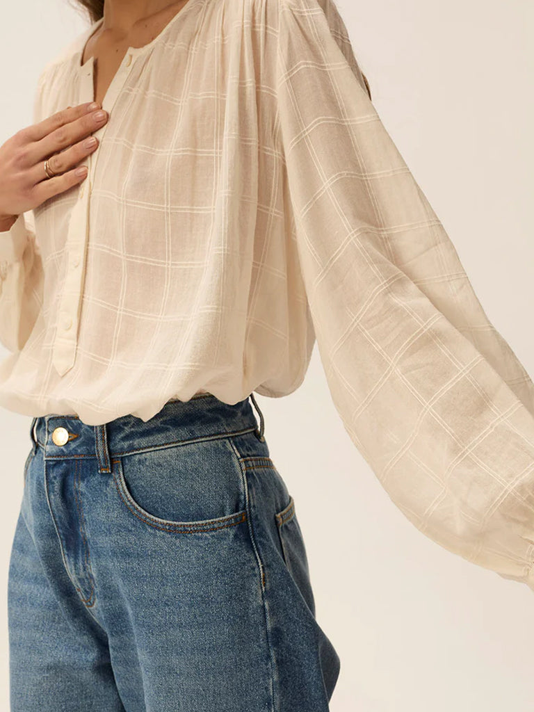 Des Petits Hauts Toledo Blouse in Ecru