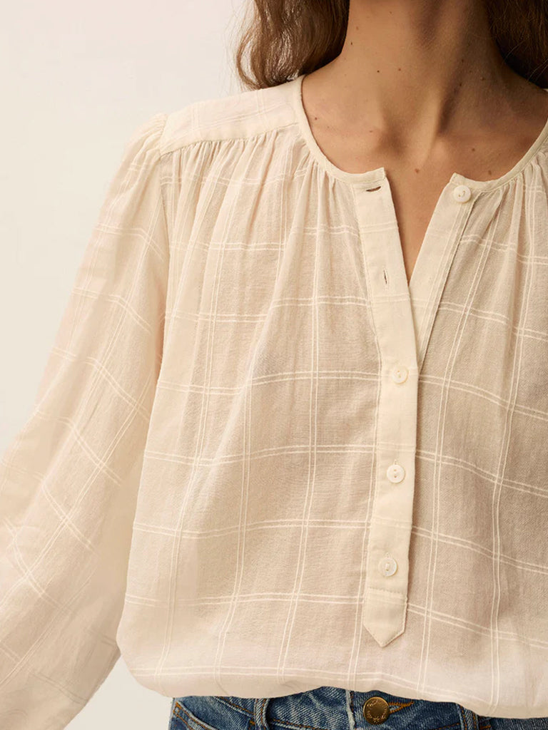 Des Petits Hauts Toledo Blouse in Ecru