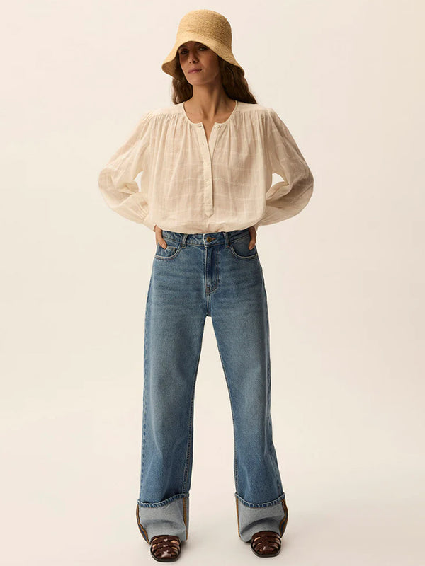 Des Petits Hauts Toledo Blouse in Ecru