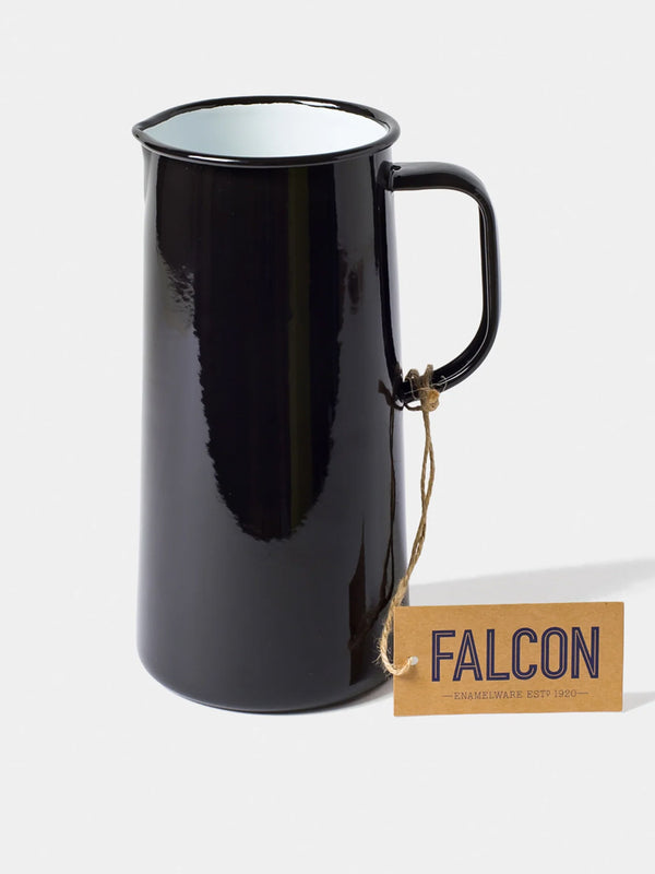 Falcon Enamelware Coal Black Three Pint Jug
