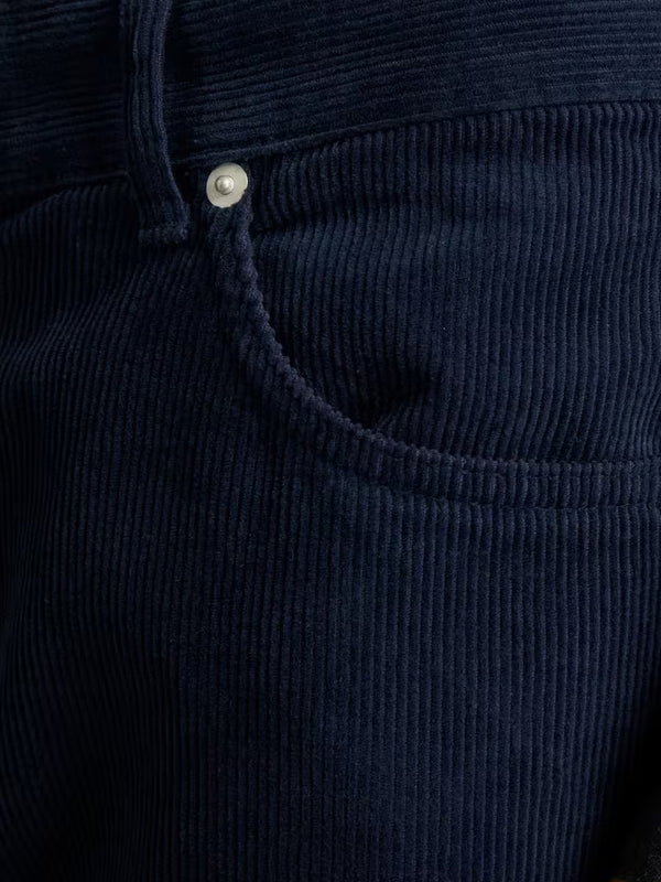 Folk 5 Pocket Jean in Navy Cord