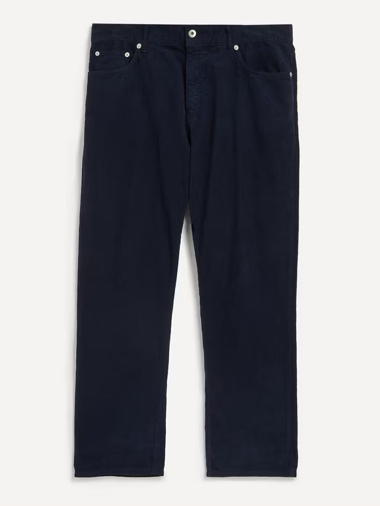 Folk 5 Pocket Jean in Navy Cord