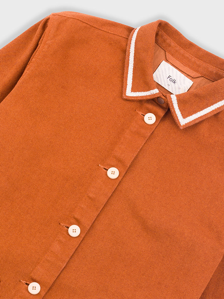 Folk Assembly Jacket in Ginger Twill