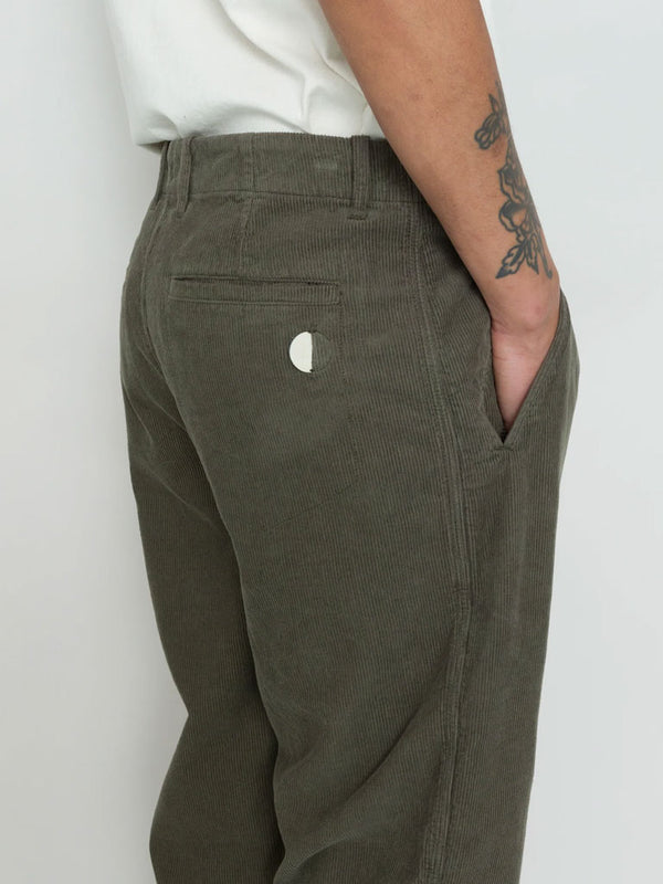 Folk Assembly Pant in Dark Sage Cord