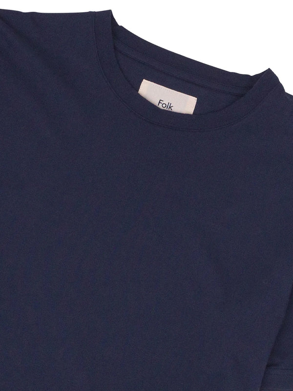 Folk Assembly T-Shirt in Navy