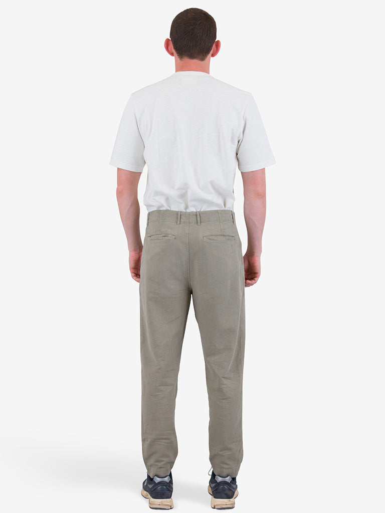 Folk Assembly Trouser in Sage Cotton Linen