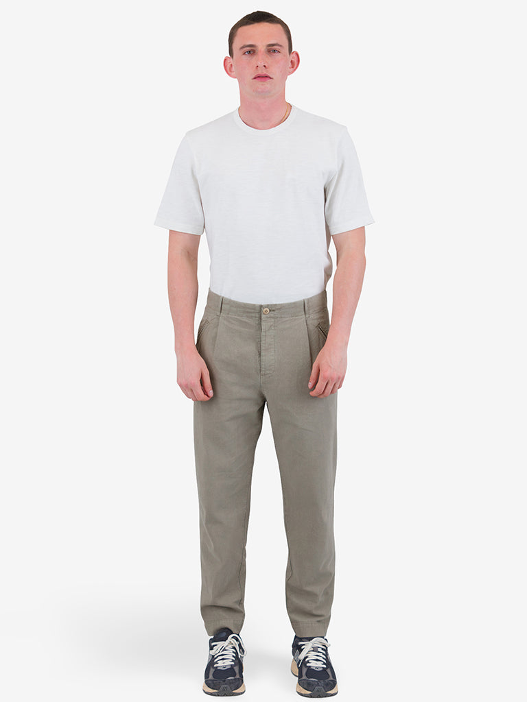 Folk Assembly Trouser in Sage Cotton Linen