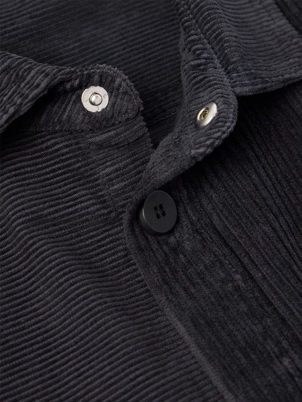 Folk Assembly Worker Jacket in Soft Black Cord