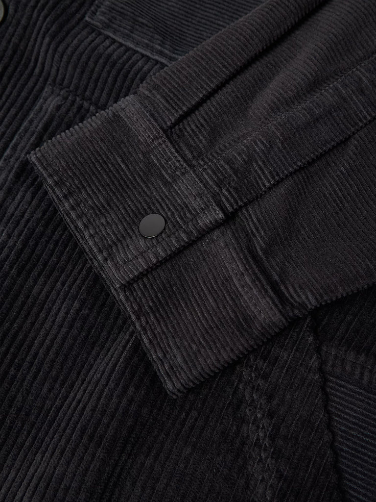 Folk Assembly Worker Jacket in Soft Black Cord