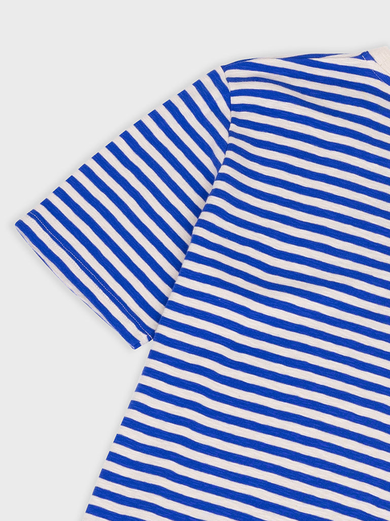 Folk Classic Stripe Tee in Ultra Violet