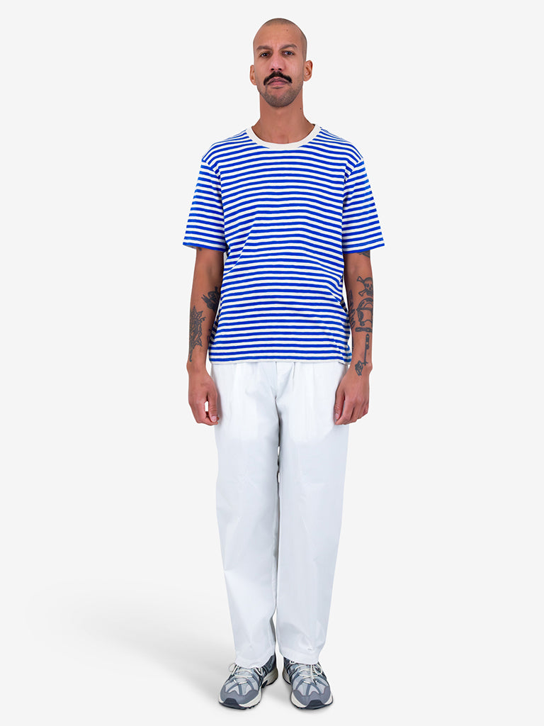 Folk Classic Stripe Tee in Ultra Violet