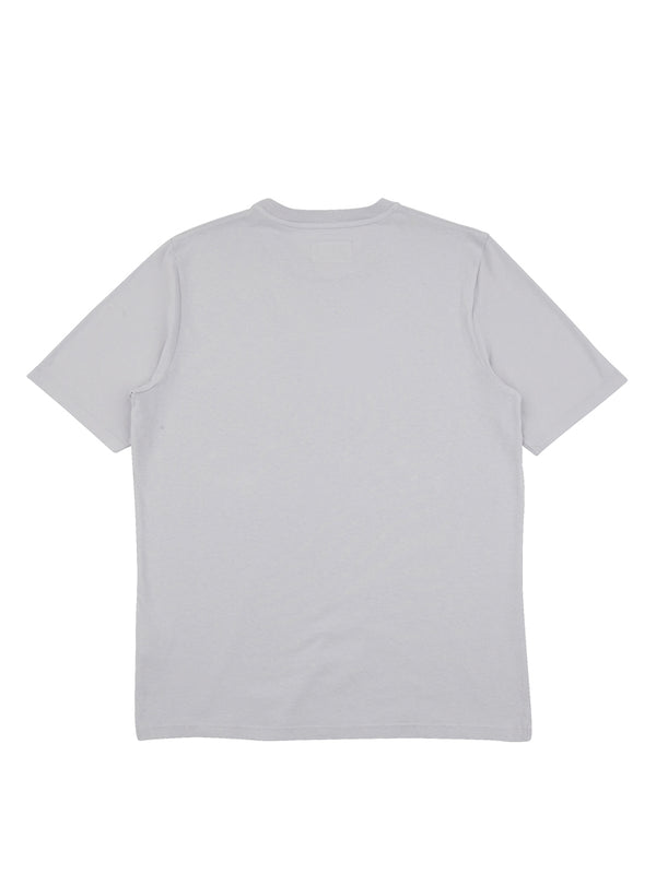 Folk Contrast Sleeve T-Shirt in Mist