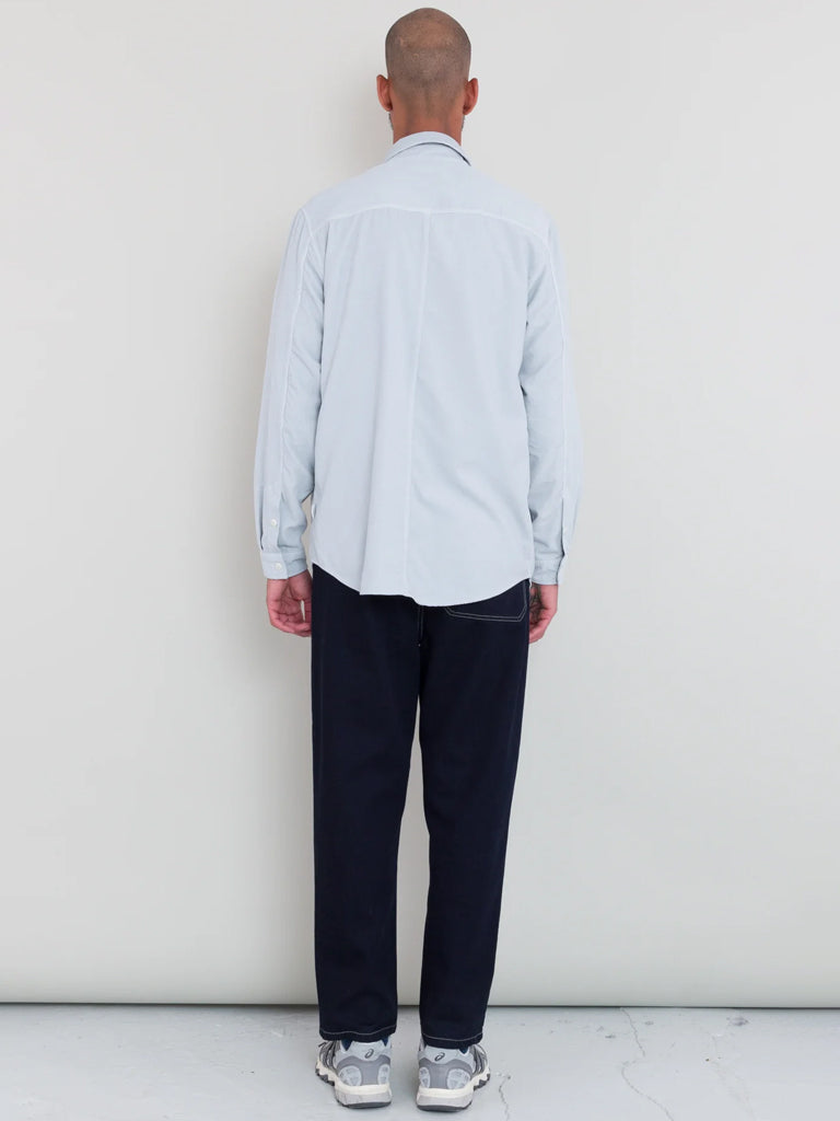 Folk Direction Babycord Shirt in Ice Blue