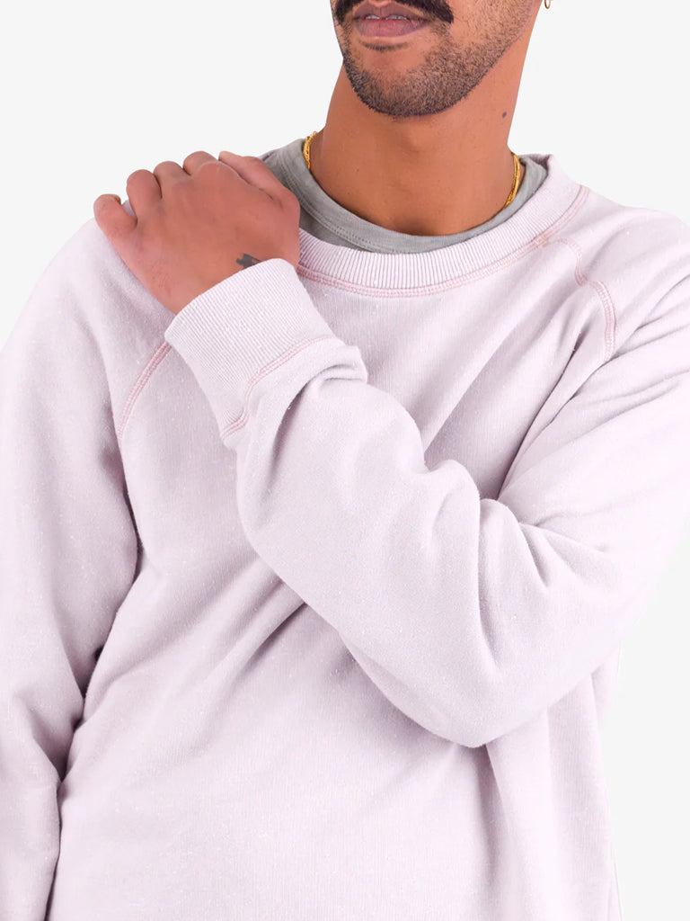 Folk Engineered Raglan Sweat in Sakura