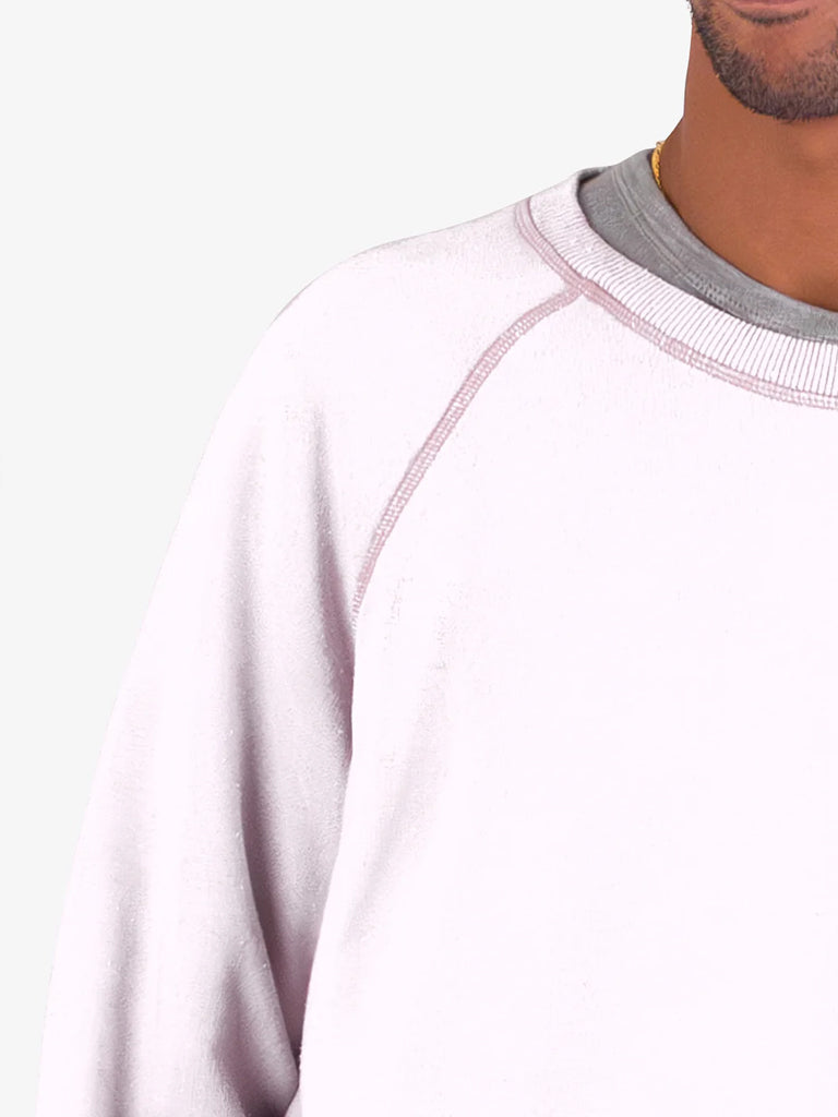 Folk Engineered Raglan Sweat in Sakura