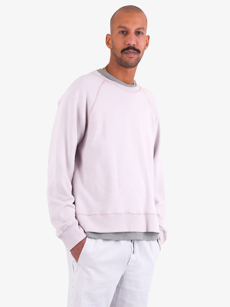 Folk Engineered Raglan Sweat in Sakura