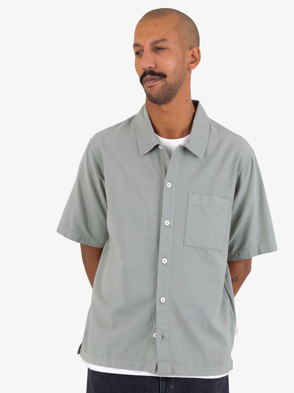 Folk Gabe Shirt in Light Sage