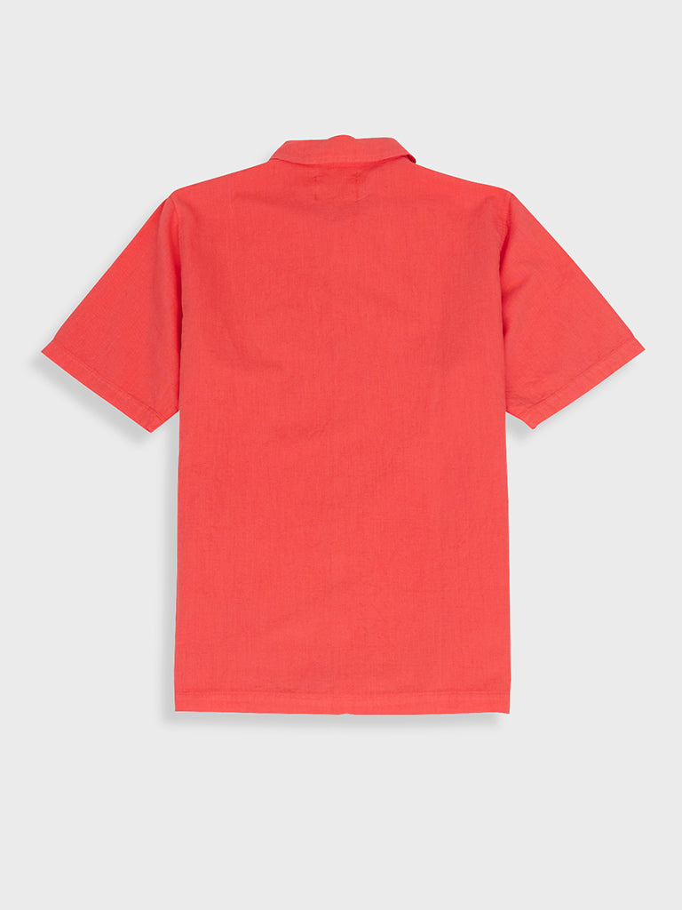 Folk Gabe Shirt in Raspberry