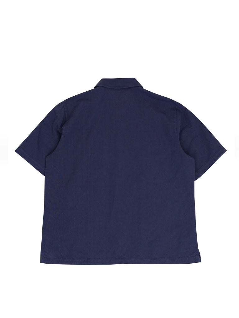 Folk Gabe Shirt in Soft Navy