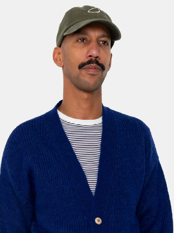 Folk Herringbone Cap in Sage Mix