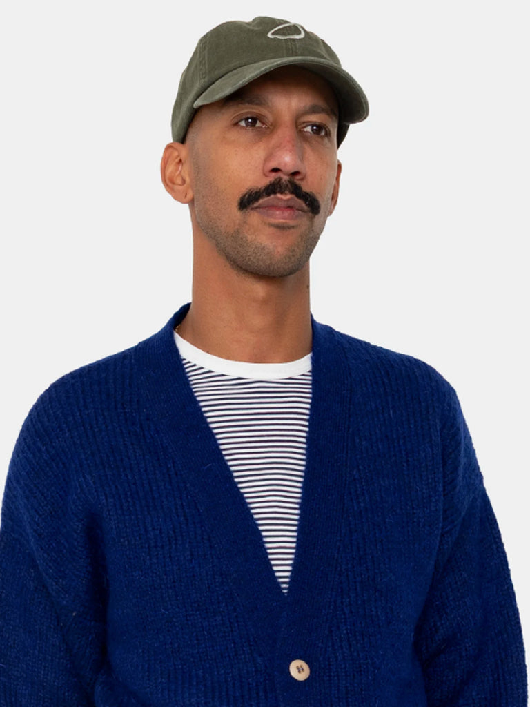 Folk Herringbone Cap in Sage Mix