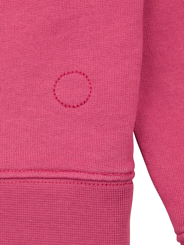 Folk Rivet Sweatshirt in Pomegranate