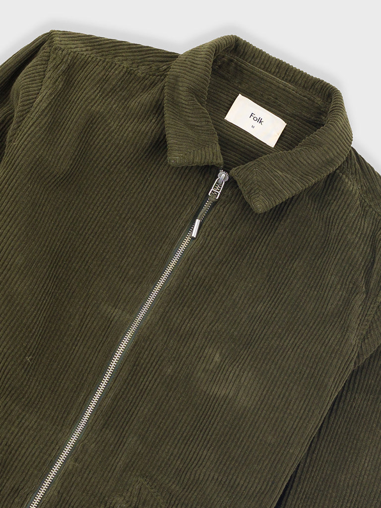 Folk Signal Blouson in Olive Cord
