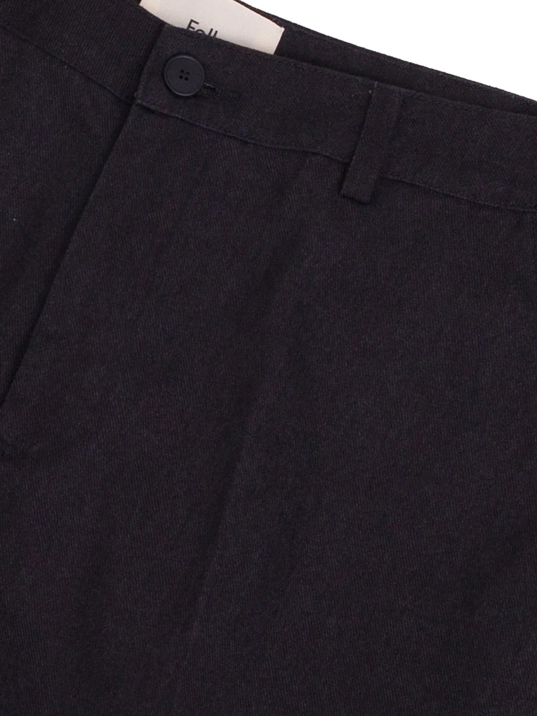 Folk Slim Leg Trouser in Black