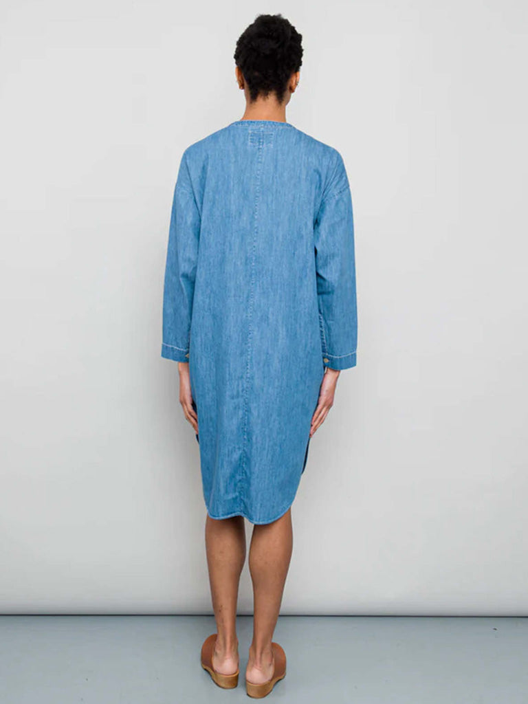 Folk Stack Denim Dress