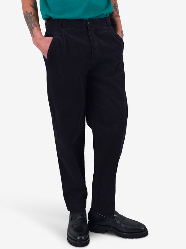 Folk Assembly Pant in Black Cord
