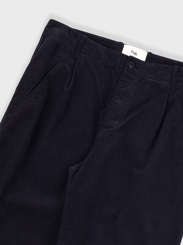 Folk Assembly Pant in Black Cord