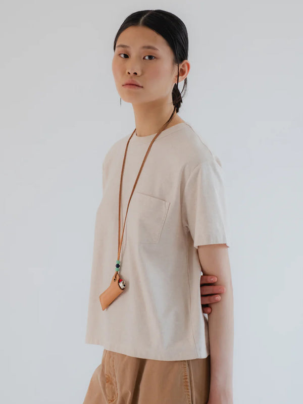 Girls of Dust Pocket T-Shirt in Rafia