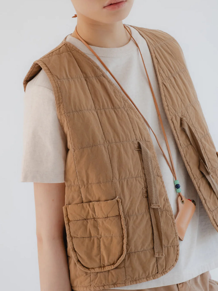 Girls of Dust Life Vest in Almond