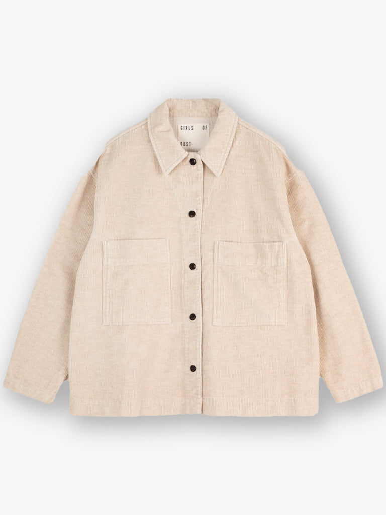 Girls of Dust Picabia Shirt in Wheat Cord