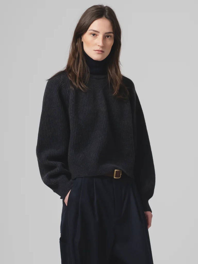Girls of Dust Puddle Sweater in Asphalt