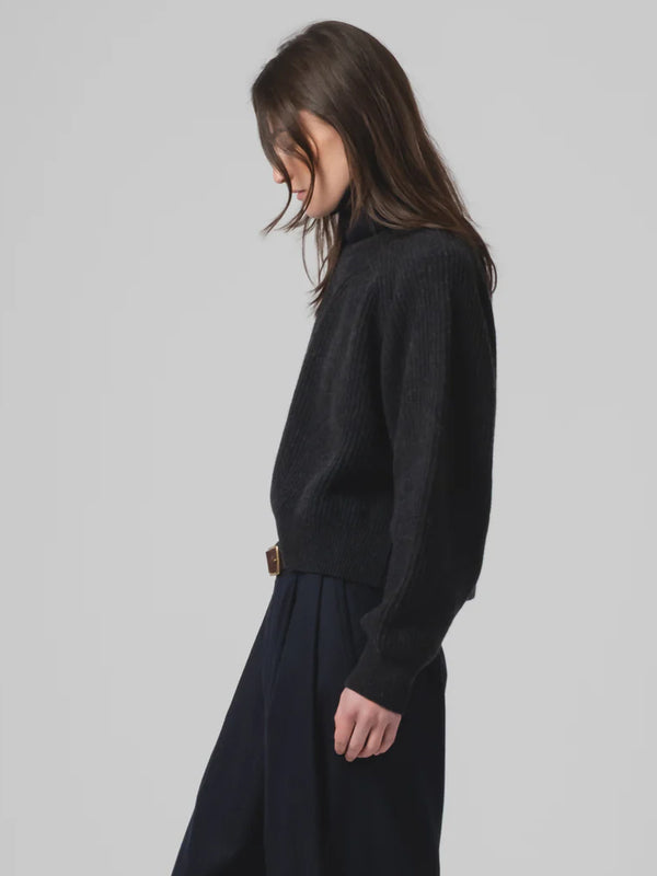 Girls of Dust Puddle Sweater in Asphalt