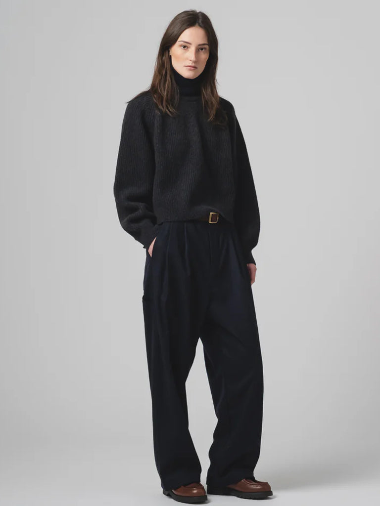 Girls of Dust Puddle Sweater in Asphalt
