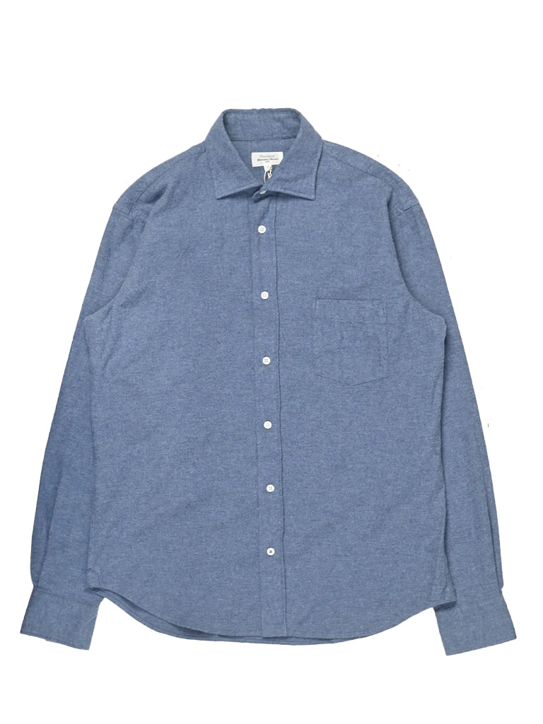 Hartford Paul Flannel Shirt in Denim
