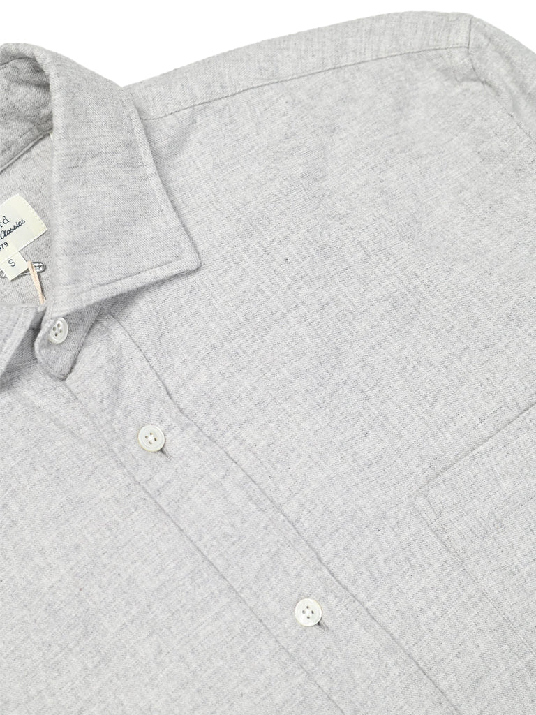 Hartford Paul Flannel Shirt in Pearl