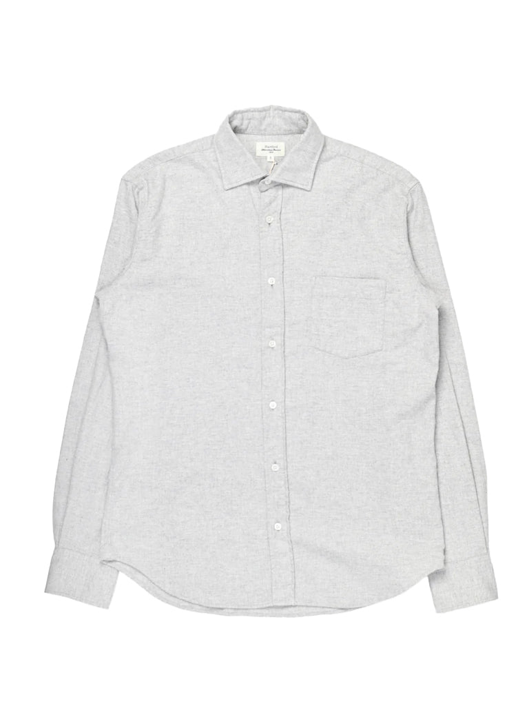 Hartford Paul Flannel Shirt in Pearl