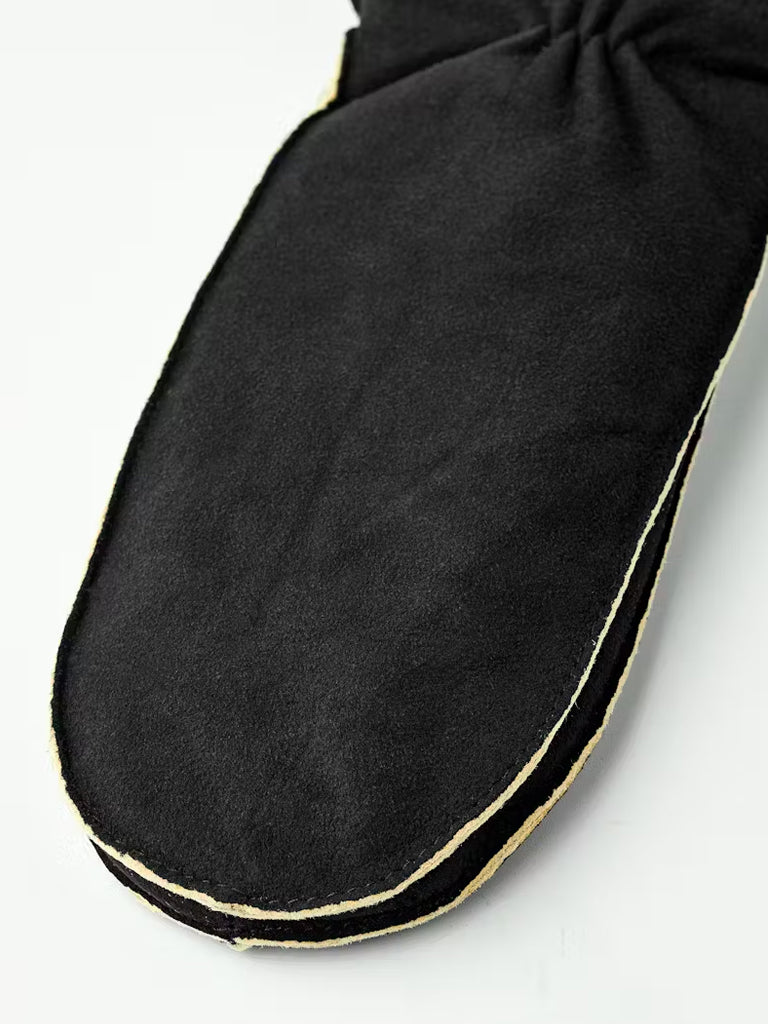 Hestra Nora Chamois Mitten in Black